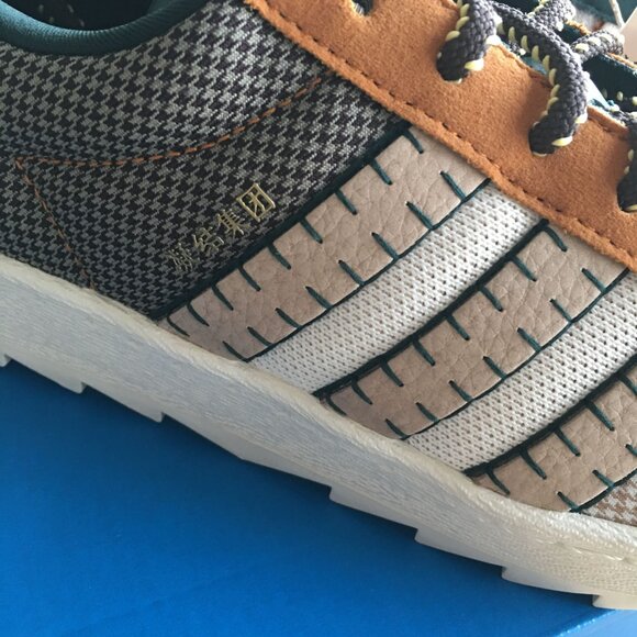 CLOT x adidas Superstar "Patchwork - Worn Sand" JR6490 Sz 9.5 - Picture 6 of 10